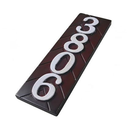 Personalized Vertical Address Plate,House Number Sign,House Numbers Sign for Outside,Custom Wood Address Numbers for House Modern House Numbers,Street Name Address Sign,Great Housewarming Gifts Idea (vertical address signs) - color: vertical address signs
