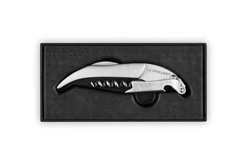 Le Creuset Stainless SteelCorkscrew Wine Opener | One-Step Waiter's Friend - color: Stainless Steel, style: Wine Opener
