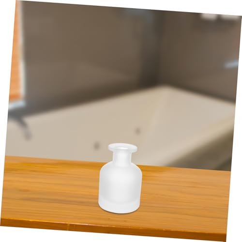 Didiseaon 2pcs Glass Diffuser Bottles Essential Oil Diffuser for Fragrance Refill - color: White