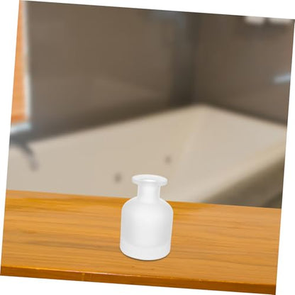 Didiseaon 2pcs Glass Diffuser Bottles Essential Oil Diffuser for Fragrance Refill - color: White