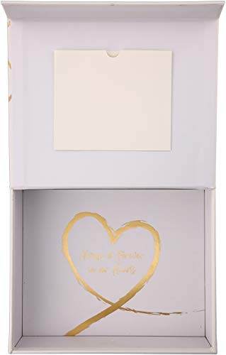 Pavilion- When Someone You Love Becomes a Memory-White & Gold Memory Box