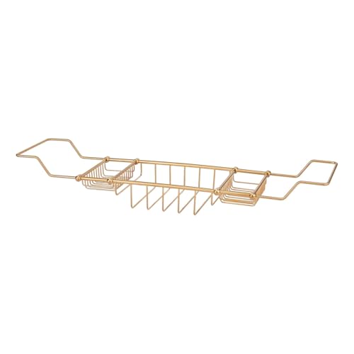 Signature Hardware 123695 Nottingham Brass Tub Caddy - color: Chrome