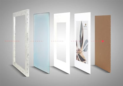 Rustic White Wooden 11x14 Picture Frame set of 2,Display 11x14 without Mat or 8x10 with Mat，Wall Gallery Photo Frames - color: White, size: 11x14 inches