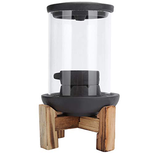 Backflow Incense Burner, Smoke Waterfall Incense Holder for Home Decor, Feng Shui Decoration with Elegant Design for Living Room Bedroom Office Yoga and Aromatherapy