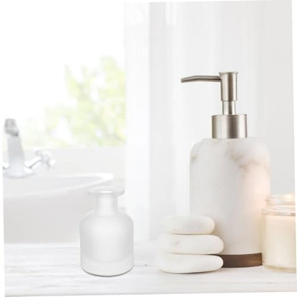 Didiseaon 2pcs Glass Diffuser Bottles Essential Oil Diffuser for Fragrance Refill - color: White