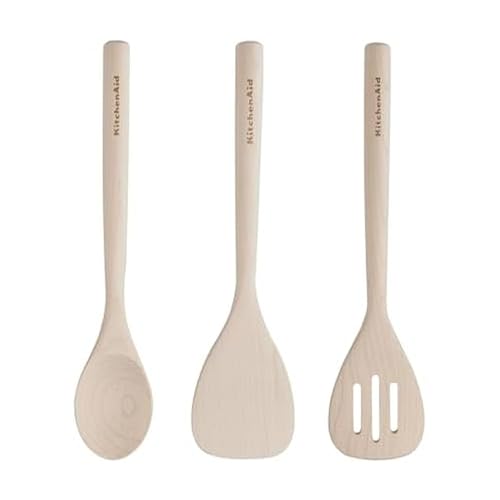 KitchenAid Maple Wood Tool Set - color: Maple