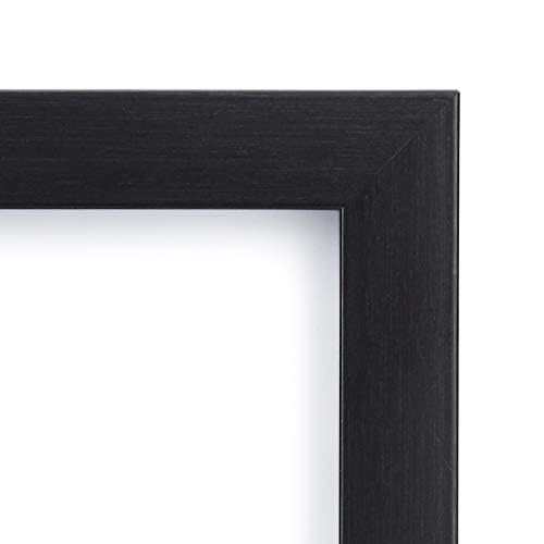 Amazon Basics Rectangular Picture Frame Set for Wall Hanging or Tabletop Display, 8 x 10 in, Black, 5-Pack - size: 8" x 10"