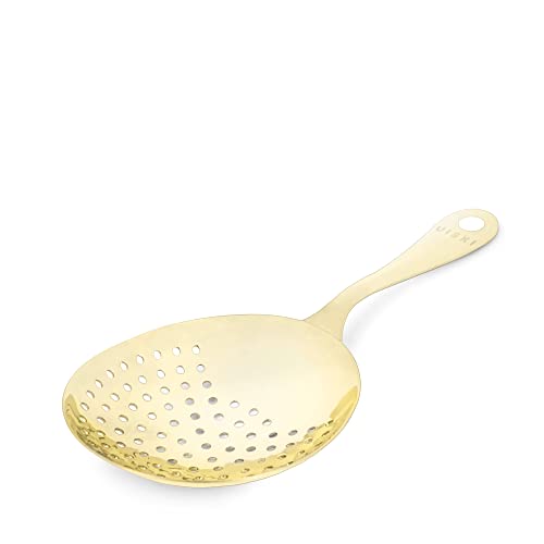 True Fabrication 4876 Belmont Julep Strainer, Multicolor - color: Gold, style: Julep