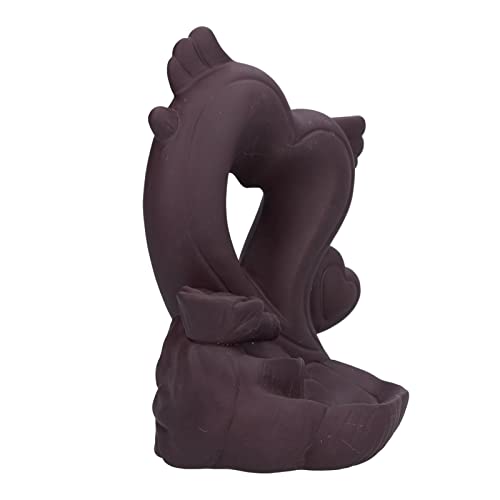 Backflow Incense Burner Smoke Waterfall Burner Ceramic Incense Holder Ornament for Home Office Decoration