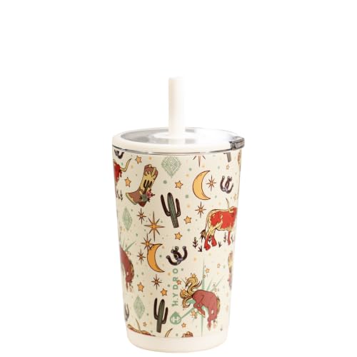 HydroJug Everyday Tumbler 14 oz, Ceramic-Lined Straw Cup, Rodeo - color: Rodeo, size: 14 Ounces