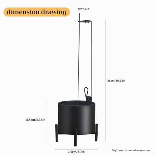 2 Pack Incense Holder for Sticks, Anti-Ash Flying Metal Incense Burner with Iron Catcher Stable 4-Legged Base, Perfect for Meditation, Yoga, Home Decor – Mess-Free Design