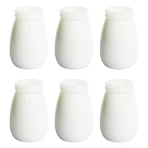YANLING 6 Pack White Vase for Decor Small Ceramic Vase for Flowers | Bud Vases for Home Decor White Flower Vase, Boho Vases Dried Flowers Vases - color: White-d, size: 6 Pack-Small