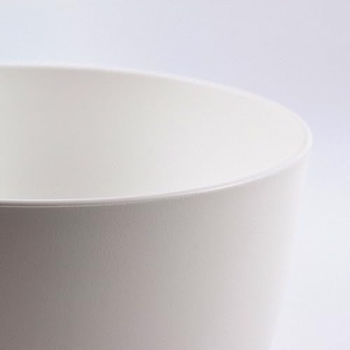 TYMENSH Plant Pots 12/10/9 Inch Set of 3, Self Watering Planters with Drainage Holes and Water Reservoir, Heavy Duty Plastic Flower Pots for Indoor Outdoor Plants, White