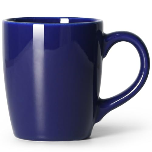 harebe 20 OZ Large Coffee Mug, Ceramic Tea Cup for Office and Home, Big Capacity with Handle, Cups for Men Women Mug Lovers, Microwave & Dishwasher Safe, Blue - color: Blue