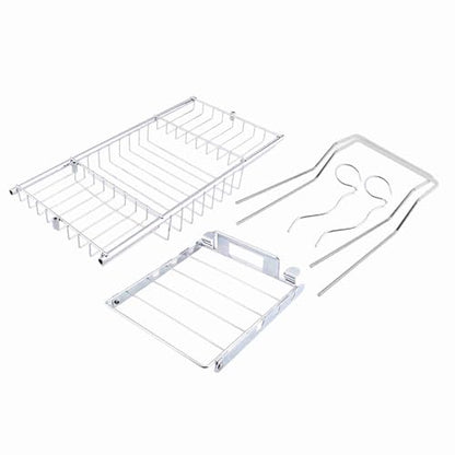1Pcs Bathtub Tray Wine Holder, Expandable Bathtub Tray Bath Caddy, Storage Organizer Large Storage Space Soap Red Wine Rack, Ideal for Shampoo Soap Bathroom Essentials