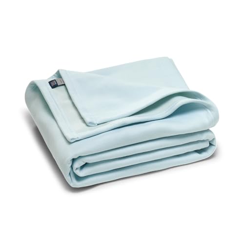 MV Sport Lightweight Sweatshirt Blanket Throw – Warm & Cozy, Breathable Oversized Fleece Knit, Couch, Bed, Travel, Cold Nights, and Outdoors – Soft Light Weight Blanket 54" x 84" Arctic Blue - color: Artic Blue, size: Adult