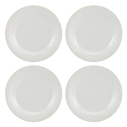 Lenox 895721 French Perle Groove Dinner Plates, Set Of 4 - style: Dinner Plates, Set of 4