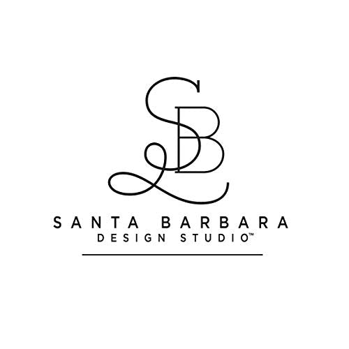Santa Barbara Design Studio Waterfall Marble Tray - Elegant Table Display Riser Charcuterie Cheese Board Footed Stand, 14" x 10", White