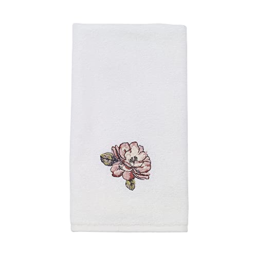 Avanti Linens - Fingertip Towel, Soft & Absorbent Cotton Towel (Butterfly Garden Collection) - size: Fingertip Towel