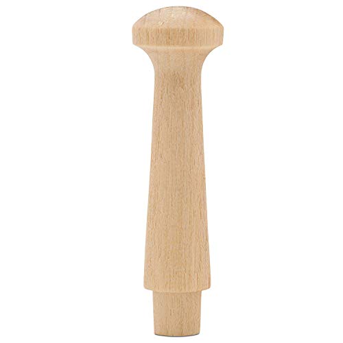 Woodpeckers Mini Wooden Shaker Pegs 1-3/4-inch w/ 3/16-inch Tenon, Pack of 25 DIY Wooden Wall Hooks, Wood Hooks for Hanging Jewelry - color: Pack of 25, size: 1-3/4 Inch Tenon