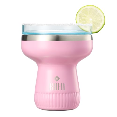Double Wall Insulated Margarita Tumbler, Cocktail Cup Cherry Blossom, 16 oz | Keeps Drinks Cold 12+ Hours, Shatterproof, Portable, Travel Friendly Perfect for Margaritas, Martinis, Cocktails & Mix Drinks - color: Cherry Blossoms