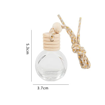 8ml 20pcs pack glass bottles for car reed diffuser perfumes - color: Solid