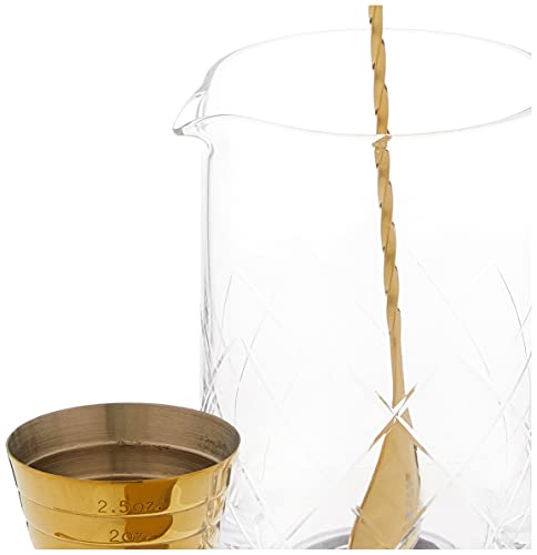 Barfly Classic Cocktail Stirring Set, Gold - color: Gold