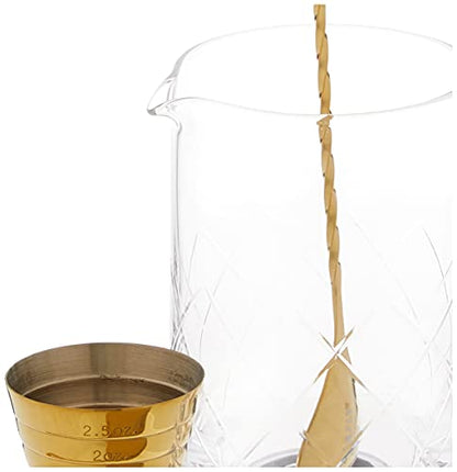 Barfly Classic Cocktail Stirring Set, Gold - color: Gold