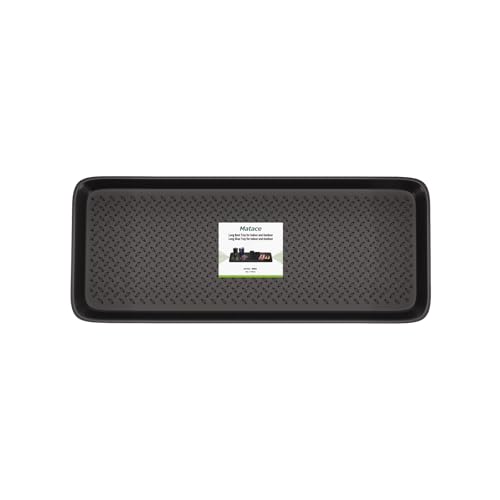 1 Pack Rubber Large Boot Tray for Entryway,Long Shoe Tray,Slim Boot Mat for Indoor and Outdoor Use, 16x40 in (Pack of 1) - size: 40" x 16" x 1.2"