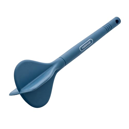 Farberware Professional Silicone Meat Masher and Ground Beef Chopper Tool - Blue, Heat Resistant to 450F, Nonstick Safe, Dishwasher Safe Potato Masher and Meat Chopper - color: Blue