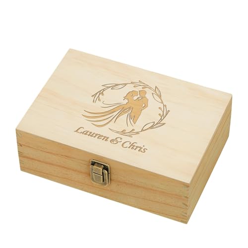Personalized Wedding Memory Box for Keepsakes Custom Engraved Keepsake Box for Bridal Gifts Photos Jewelry Mementos - Storage Boxes for Couples, Newlyweds Anniversaries Engagement Bridal Shower - style: 10. Wedding Designs