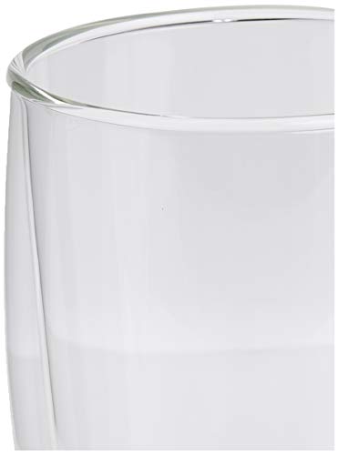 Bodum 15oz Pavina Double Wall High-Heat Borosilicate Glass, Set of 2, Clear (Pack of 4) - size: 15 oz (Pack of 4), style: Set of 2