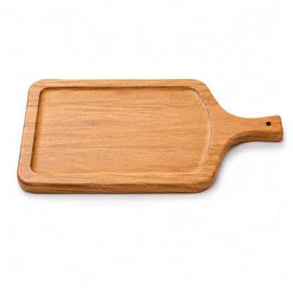 Thick Wooden Charcuterie & Cutting Board, House Warming Gifts New Home | Built-in juice groove | Smooth polished finish | Countertop friendly | Versatile prep & serving