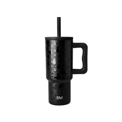Simple Modern Disney Kids 24 oz Tumbler with Handle and Silicone Straw Lid | Spill Proof and Leak Resistant | Reusable Stainless Steel Bottle | Gift Kids Boys Girls | Trek Collection | Iconic Mickey | Trek Kids Water Bottle, Toddler Cup | Insulated Stainl