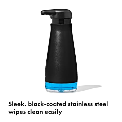 OXO Good Grips Stainless Steel Soap Dispenser - Black - color: Black, style: Soap Dispenser