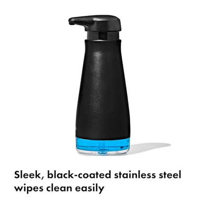 OXO Good Grips Stainless Steel Soap Dispenser - Black - color: Black, style: Soap Dispenser