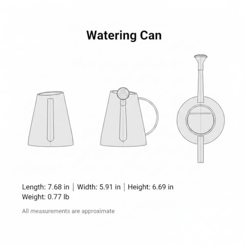 1.8L Long Spout Watering Can for Indoor Plants, Durable PP Plastic Pot Waterer with Precise Flow Control for Home Garden, Balcony & Windowsill - color: Yellow