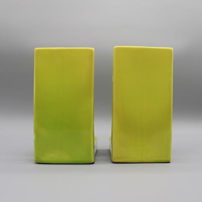 Ceramic Bookends, Set of Book Holders, Library Decoration
