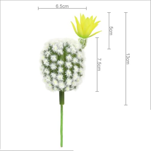 Set of 3 pcs Artificial Cactus Succulent Plants Faux Cacti Plant for Home Decor Flower Arrangement