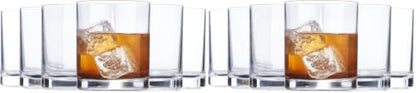 US Acrylic Classic Clear Plastic Reusable Drinking Glasses (Set of 6) 12oz Rocks Cups | BPA-Free Tumblers, Made in USA | Top-Rack Dishwasher Safe (Pack of 2) - color: Clear, size: Rocks Tumblers (Pack of 2)