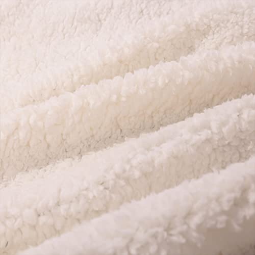 NANPIPER Fleece Blanket Sherpa Throw,Soft Fuzzy Twin Blankets for Couch,Black 60"x80" - color: Black, size: Twin