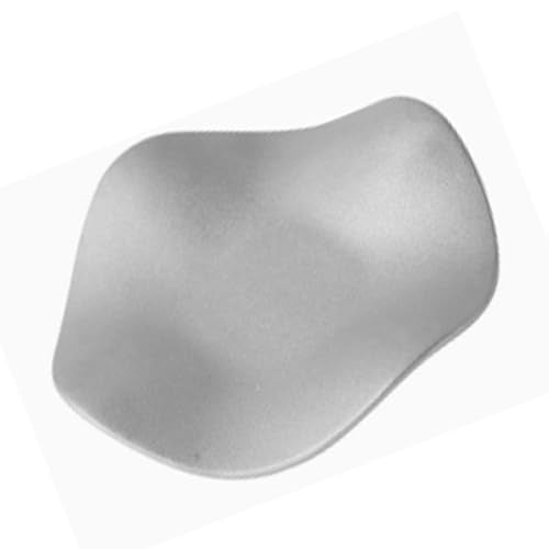 Brrnoo Minimalist Frosted Ceramic Dish – Irregular Shaped Jewelry Tray for Rings, Earrings & Trinkets, 6.7" Decorative Catchall Dish (Silver) - size: Silver