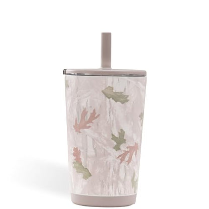 HydroJug Everyday Tumbler 14 oz, Ceramic-Lined Straw Cup, Camo - color: Camo, size: 14 Ounces