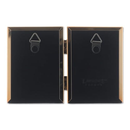 Lawrence Frames Bead Border Design, 2.5x3.5 Double, Gold - color: Gold, size: 2.5x3.5 Double