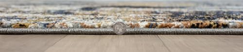 Keen Home Design Throw Rugs - 24"x36" Non-Shedding, Thick Pile Abstract Rugs for Kitchen, Living Room, Bedroom, Dining Room, Entryway - Size: 2' x 3', Skies Multi - color: Skies Multi, size: 2' x 3' (Rectangular)