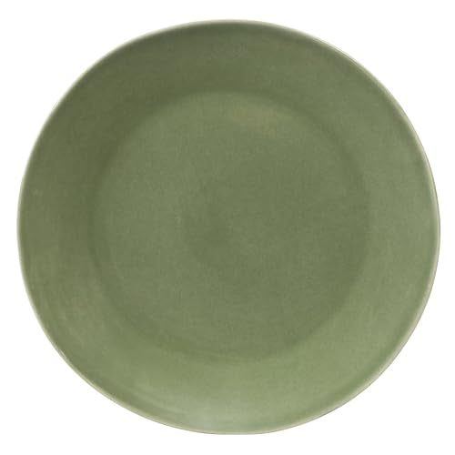 Two Time Oprah's Favorite Things Winner - Montecito Breeze 16 Piece (Service for 4) Double Plates and Bowls Stoneware Reactive Glaze Dinnerware Set - Cyprus Green - color: Cyprus Green
