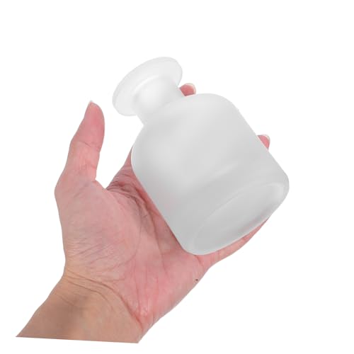 Didiseaon 2pcs Glass Diffuser Bottles Essential Oil Diffuser for Fragrance Refill - color: White