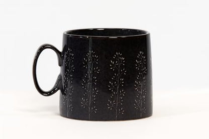 House Beautiful Versatile Classic Stoneware Mug Set - 20 oz, Set of 4 (Timeless Impressions) - color: Timeless Impressions