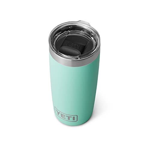 YETI Rambler 10 oz Tumbler, Stainless Steel, Vacuum Insulated with MagSlider Lid, Seafoam - color: Seafoam