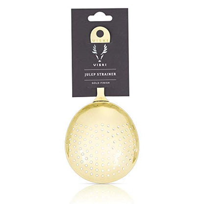 True Fabrication 4876 Belmont Julep Strainer, Multicolor - color: Gold, style: Julep
